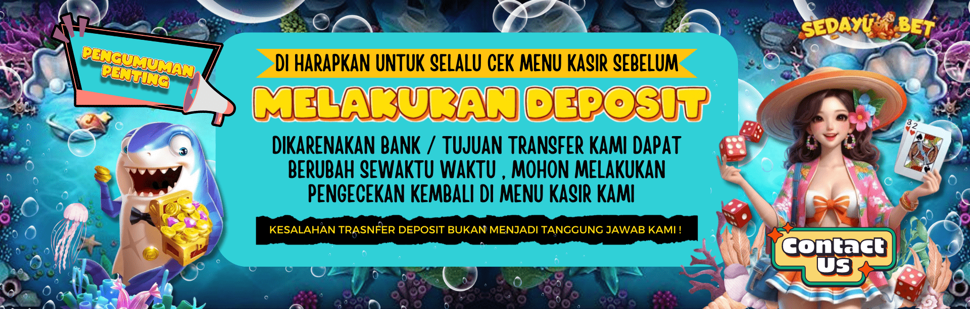 CEK DEPO