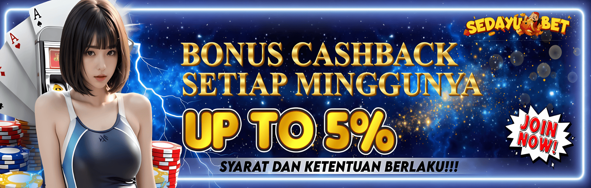 PROMO CASHBACK UP TO 5%