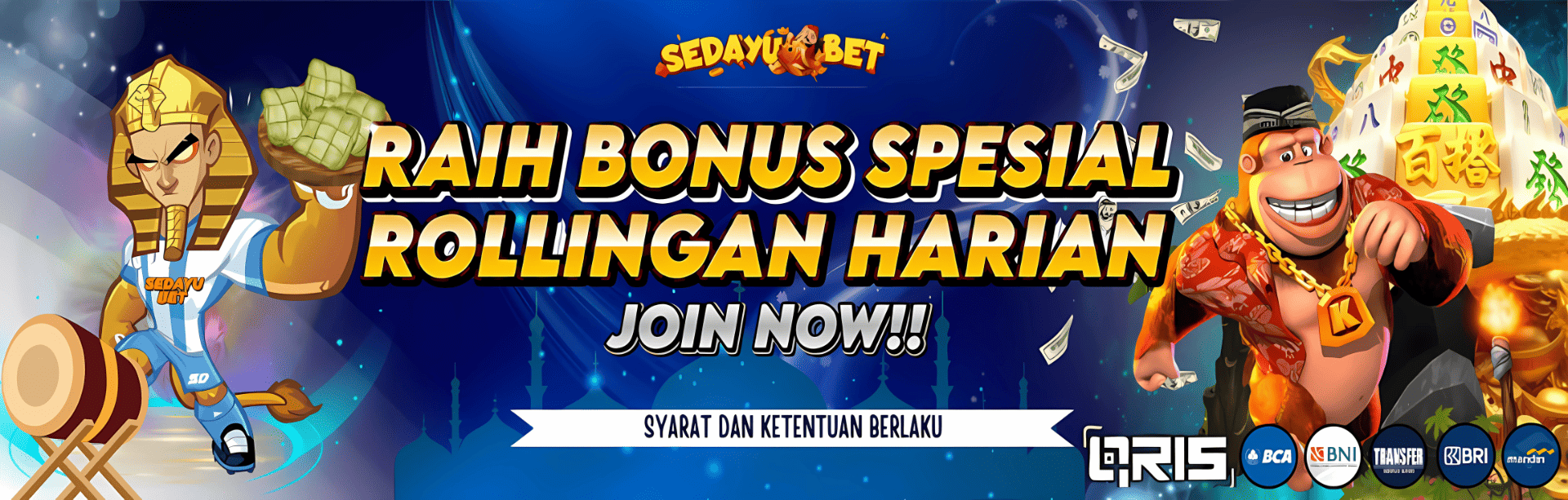 BONUS ROLLINGAN LIVE CASINO 0.8% | 0.5% GAME SLOT ONLINE & POKER