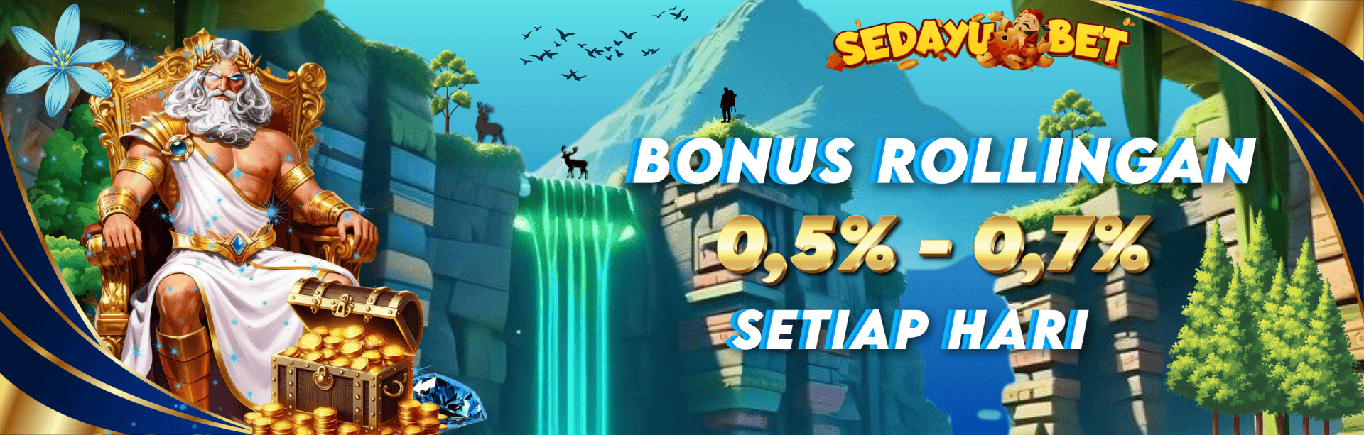BONUS ROLLINGAN LIVE CASINO 0.8% | 0.5% GAME SLOT ONLINE & POKER