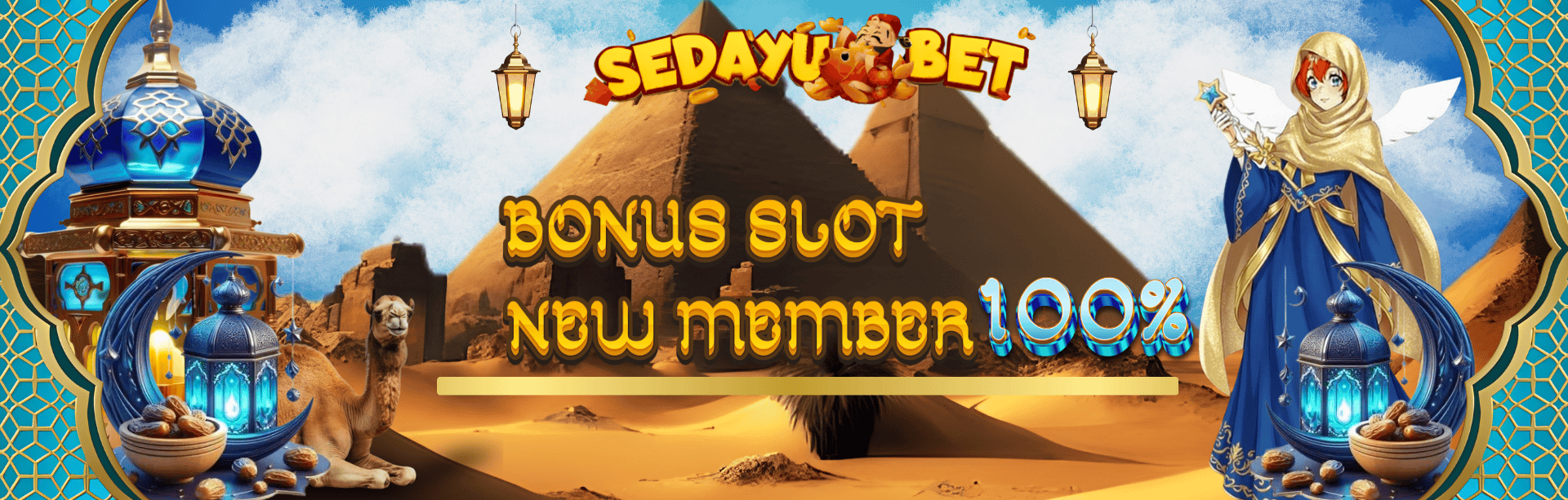 BONUS NEW MEMBER 100% SLOT	