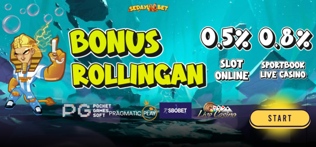 BONUS ROLLINGAN LIVE CASINO 0.8% | 0.5% GAME SLOT ONLINE & POKER