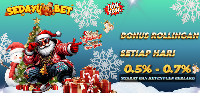 BONUS ROLLINGAN LIVE CASINO 0.8% | 0.5% GAME SLOT ONLINE & POKER