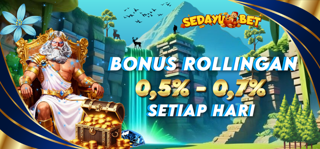 BONUS ROLLINGAN LIVE CASINO 0.8% | 0.5% GAME SLOT ONLINE & POKER
