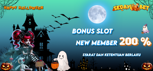 BONUS NEW MEMBER SLOT 200%