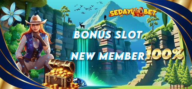 BONUS NEW MEMBER 100% SLOT	