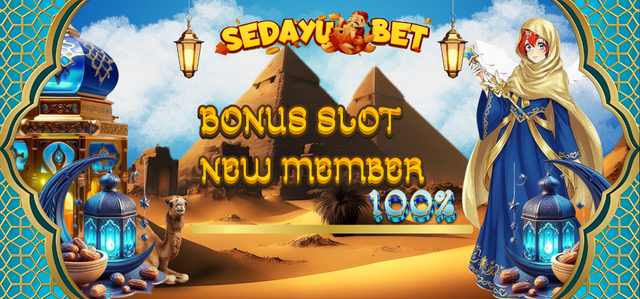 BONUS NEW MEMBER 100% SLOT	