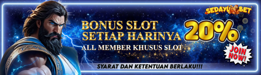 BONUS HARIAN 20%