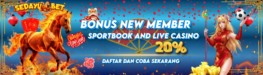WELCOME BONUS NEW MEMBER 20% (LIVE CASINO & SPORTBOOK)