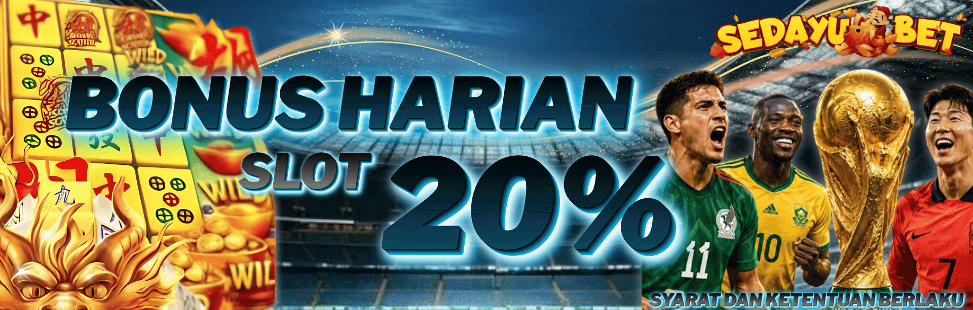 BONUS DEPO 20% SLOT