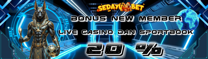 WELCOME BONUS NEW MEMBER 20% (LIVE CASINO & SPORTBOOK)